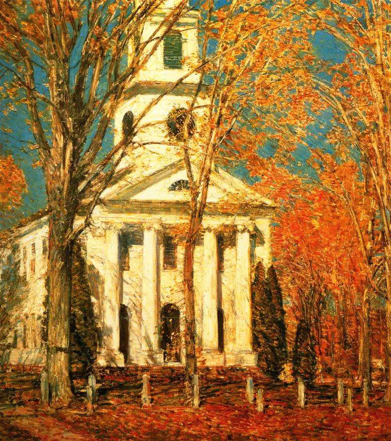 childe hassam paints what he sees and oh what he saw metropolitan museum of art christmas tree
