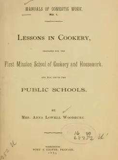 Free Recipes -- Lessons in Cookery