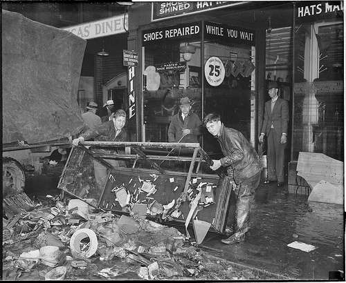 Many small merchants were wiped out. Photo courtesy Boston Public Library, Leslie Jones Collection.