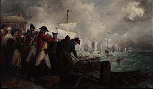 The British evacuate Boston
