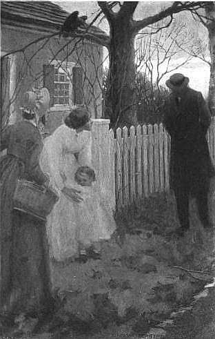Illustration from 'The Minister's Black Veil,' by Elenore Abbott, 1900