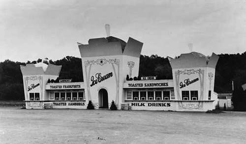 Freda Farms dairy bar. Photo courtesy Library of Congress. 