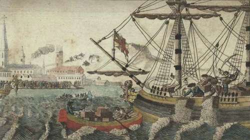 John Andrews wrote to his brother in law about the dramatic events of the Boston Tea Party