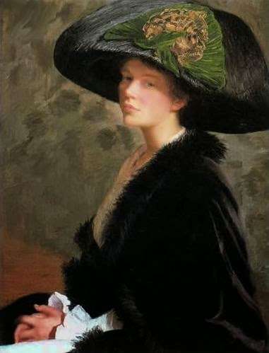 Lilla Cabot Perry, self portrait