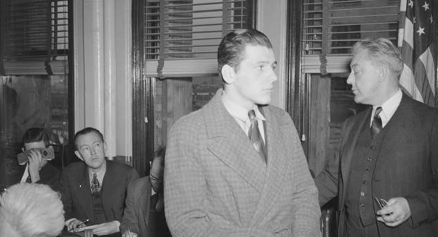 cocoanut-grove-fire-tomaszewski Stanley Tomaszewski at a public hearing about the fire. Photo courtesy Boston Public Library, Leslie Jones Collection.