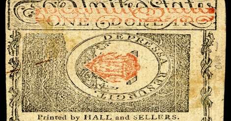 A 1780 $1 note from New Hampshire