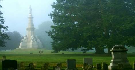 Gettysburg cemetery by the National Park Service