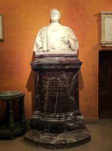 Memorial to Phillips Brooks at Trinity Church. Of statues, Brooks said,, "Life comes before literature, as the material always comes before the work. The hills are full of marble before the world blooms with statues."