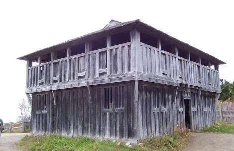 Reconstructed meeting house at Plimoth Plantation