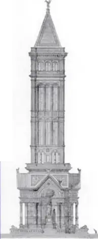 Story's design for the Washington Monument.