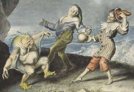 stephen-hopkins-caliban-stephano-trinculo