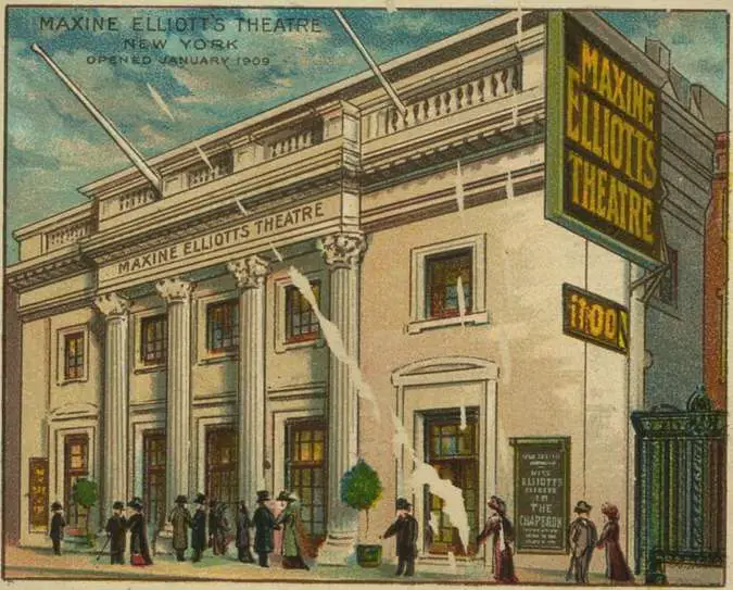 Maxine Elliott Theatre (Billy Rose Theatre Division, The New York Public Library)