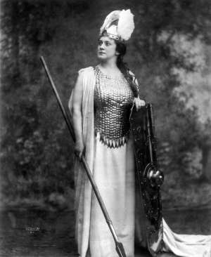 Lillian Nordica as Brunhilde