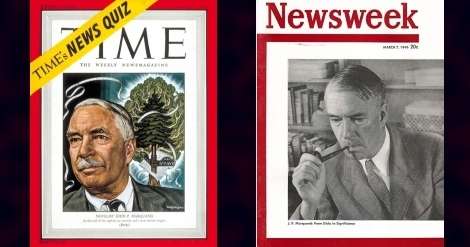 J.P. Marquand on Time and Newsweek covers